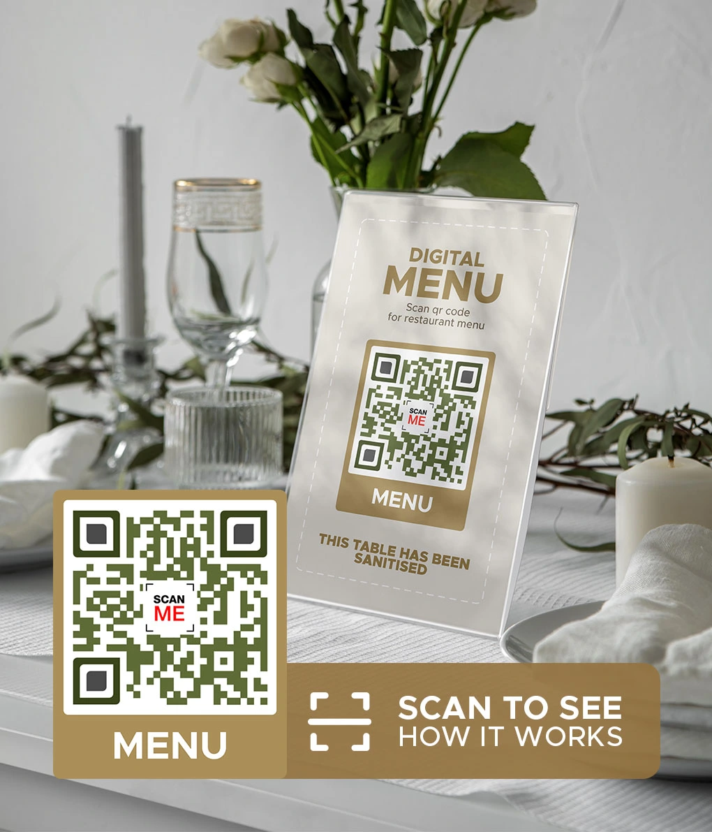 Menu QR code